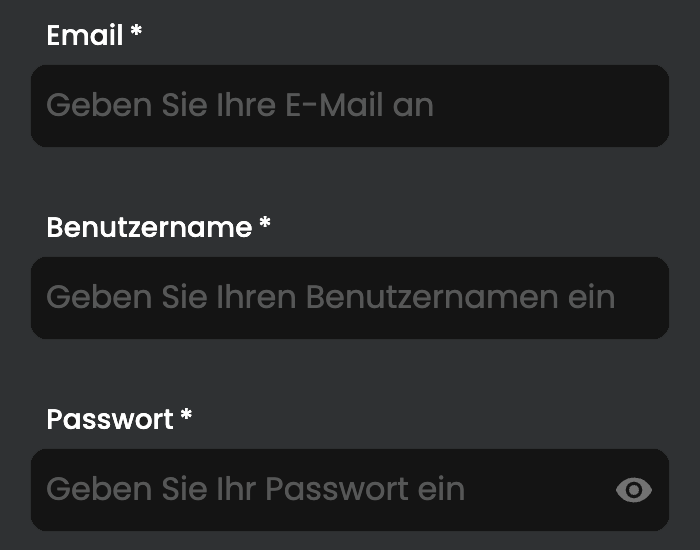 Registrierung